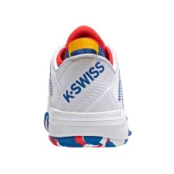 K-Swiss Hypercourt Supreme Men's Tennis Shoe (White/Classic Blue/Berry Red) -Boutique Ball Sports Store 06615 166.03