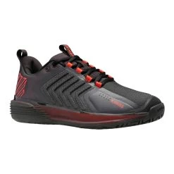 K-Swiss Ultrashot 3 Men's Tennis Shoe (Asphalt/Black/Orange) 13 K-Swiss Ultrashot 3 Men's Tennis Shoe (Asphalt/Black/Orange) -Boutique Ball Sports Store 06988 061.01