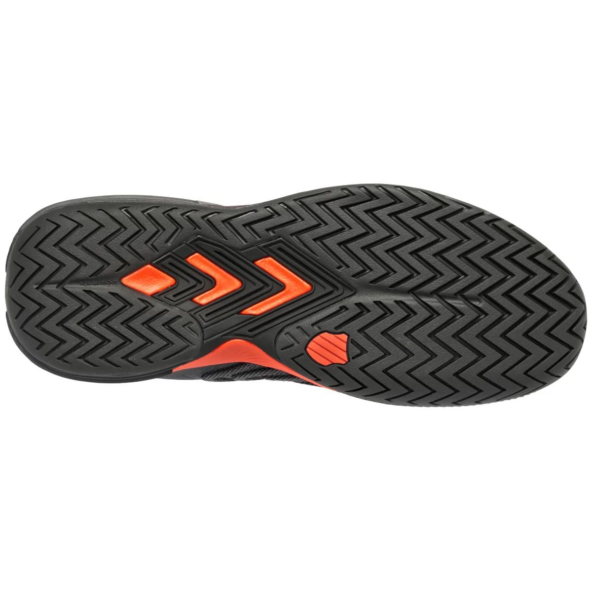 K-Swiss Ultrashot 3 Men's Tennis Shoe (Asphalt/Black/Orange) 5 K-Swiss Ultrashot 3 Men's Tennis Shoe (Asphalt/Black/Orange) - Image 3