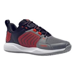 K-Swiss Ultrashot Team Men's Tennis Shoe (Grey/Black/Orange) 13 K-Swiss Ultrashot Team Men's Tennis Shoe (Grey/Black/Orange) -Boutique Ball Sports Store 07395 052.01
