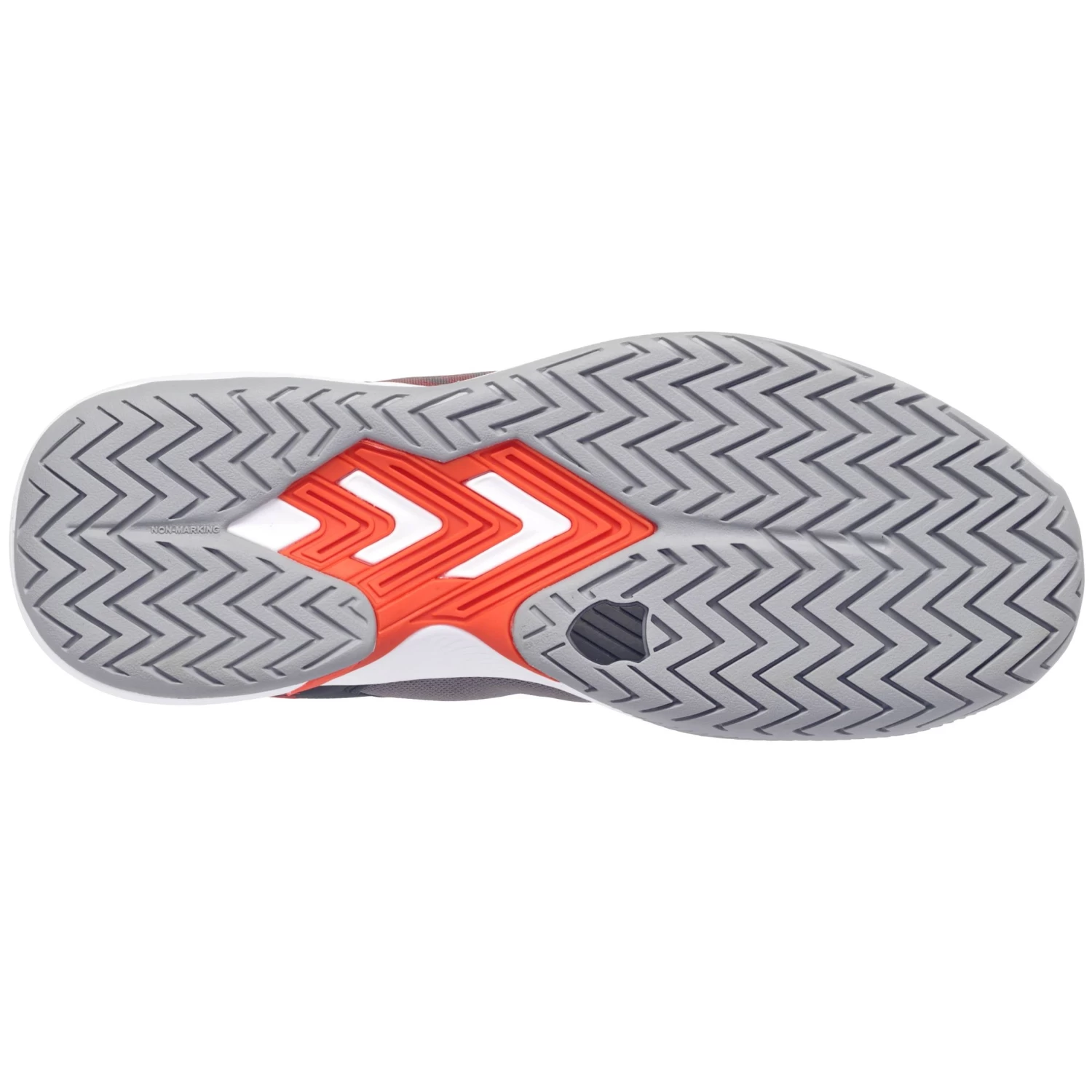 K-Swiss Ultrashot Team Men's Tennis Shoe (Grey/Black/Orange) 5 K-Swiss Ultrashot Team Men's Tennis Shoe (Grey/Black/Orange) - Image 3
