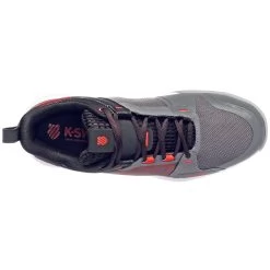 K-Swiss Ultrashot Team Men's Tennis Shoe (Grey/Black/Orange) 12 K-Swiss Ultrashot Team Men's Tennis Shoe (Grey/Black/Orange) -Boutique Ball Sports Store 07395 052.06