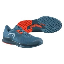 Head Sprint Pro 3.5 Men's Tennis Shoe (Blue/Orange) -Boutique Ball Sports Store 273042 SPRINTPRO3.5MENBSOR 3