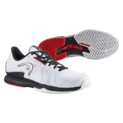 Head Sprint Pro 3.5 Men's Tennis Shoe (White/Black) 10 Head Sprint Pro 3.5 Men's Tennis Shoe (White/Black) -Boutique Ball Sports Store 273082 Sprint Pro 3.5 Men WHBK 3