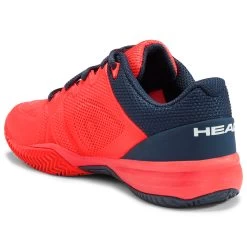 Head Revolt Pro 2.5 Junior Tennis Shoe (Fluorescent Orange/Navy) -Boutique Ball Sports Store 282158 275019 Revolt Pro 2 5 Junior NRDB NRDB 3