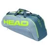 Head Tour Team Extreme Combi 6 Pack Racquet Bag (Yellow/Grey) -Boutique Ball Sports Store 283451 TourTeamExtreme6RCombi GRNY 2021 1