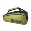 Wilson Blade V8 Super Tour 9 Pack Racquet Bag (Green/Black) -Boutique Ball Sports Store 3fc8a9698af9802ab1b080d2506eaf84c970cc54 WR8016801 1 Super Tour Blade 9PK GR BL