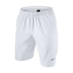 Nike Men's Flex 11-Inch Shorts (White/Black) -Boutique Ball Sports Store 455618 100 PHSFH001 3144
