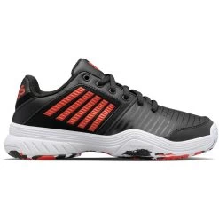 K-Swiss Court Express OMNI Junior Tennis Shoe (Black/White/Orange)