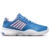 K-Swiss Court Express OMNI Junior Tennis Shoe (Blue/Pink/White) -Boutique Ball Sports Store 86609 454.00