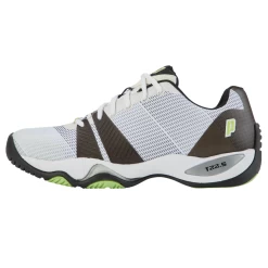 Prince T22.5 Men's Tennis Shoe (White/Green/Black) -Boutique Ball Sports Store 8P491149 LATERAL