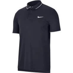 Nike Men's Court Dri-Fit Team Polo (Navy/White)