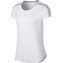 Nike Women's Dry Tennis Top (White)