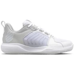 K-Swiss Ultrashot Team Women's Tennis Shoe (White/Lunar Rock/Silver)