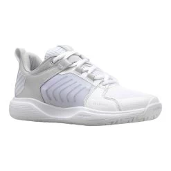 K-Swiss Ultrashot Team Women's Tennis Shoe (White/Lunar Rock/Silver) -Boutique Ball Sports Store 97395 914.01