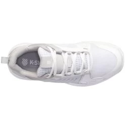 K-Swiss Ultrashot Team Women's Tennis Shoe (White/Lunar Rock/Silver) -Boutique Ball Sports Store 97395 914.06