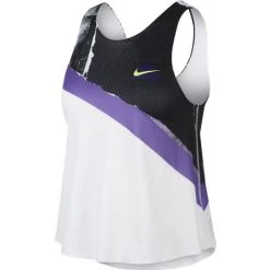 Nike Women's 2-in-1 Tank Top (White/Black/Purple)