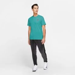 Nike Men's Court Top (Washed Teal) -Boutique Ball Sports Store BV5809 392 PHSYM002 3144