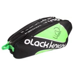 Black Knight Triple Racquet Bag (Black/Green) 7 Black Knight Triple Racquet Bag (Black/Green) -Boutique Ball Sports Store Black Knight BG 637 1