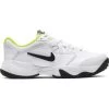 Nike Court Lite 2 Junior Tennis Shoe (White/Black/Green) -Boutique Ball Sports Store CD0440 104 PHSRH000 1000