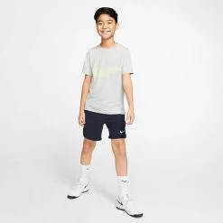 Nike Boy's Court Flex Ace Shorts (Obsidian/White) -Boutique Ball Sports Store CI9409 452 PHSYM003 3144