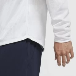 Nike Men's Court Challenger Long Sleeve Top (White/Black) -Boutique Ball Sports Store CK9822 100 PHSYM002 1000