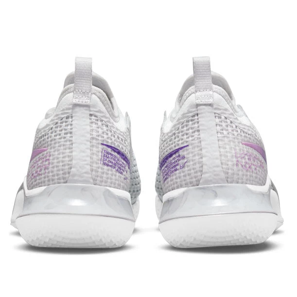 Nike React Vapor NXT Women's Tennis Shoe (Light Grey/Purple/Fuchsia) 7 Nike React Vapor NXT Women's Tennis Shoe (Light Grey/Purple/Fuchsia) - Image 5