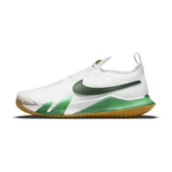 Nike React Vapor NXT Women's Tennis Shoe (White/Gold/Green) -Boutique Ball Sports Store CV0742 114 PHSLH000 3144