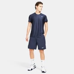 Nike Men's Dri-FIT Victory 9-Inch Shorts (Obsidian/White) -Boutique Ball Sports Store CV2545 451 PHSYM005 3144