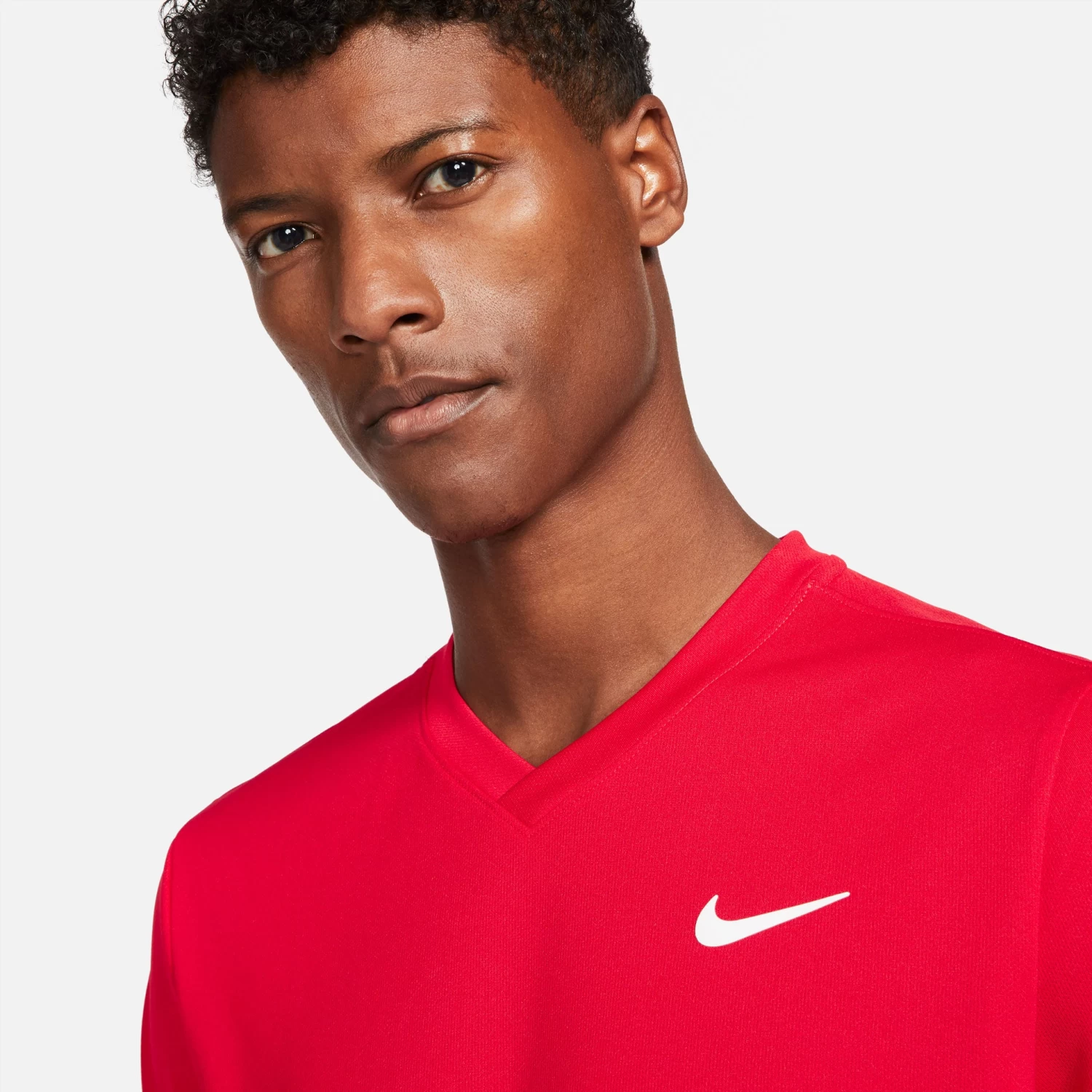 Nike Men's Dri-FIT Victory Top (Red/White) 5 Nike Men's Dri-FIT Victory Top (Red/White) - Image 3