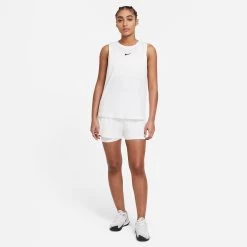 Nike Women's Dri-FIT Advantage Tank (White/Black) -Boutique Ball Sports Store CV4761 100 PHSYM002 3144