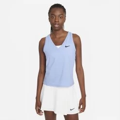 Nike Women's Dri-FIT Victory Tank (Aluminum/Black)