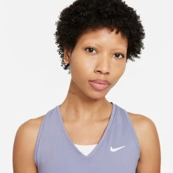 Nike Women's Dri-FIT Victory Tank (Indigo Haze/White) -Boutique Ball Sports Store CV4784 519 PHSYM001 3144