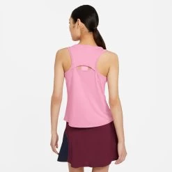 Nike Women's Dri-FIT Victory Tank (Elemental Pink/White) -Boutique Ball Sports Store CV4784 698 PHSBM001 3144