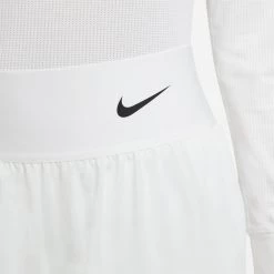 Nike Women's Dri-FIT Advantage Shorts (White/Black) -Boutique Ball Sports Store CV4792 100 PHSYM002 3144