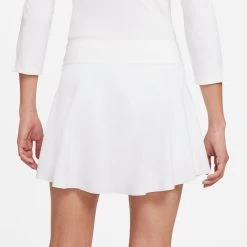 Nike Women's Dri-FIT Club Tennis Skirt (White/Black) -Boutique Ball Sports Store DB5935 100 PHSYM001 3144