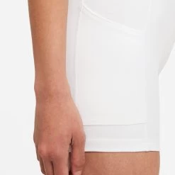 Nike Women's Dri-FIT Club Tennis Skirt (White/Black) -Boutique Ball Sports Store DB5935 100 PHSYM003 3144