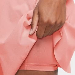 Nike Women's Dri-FIT Club Tennis Skirt (Bleached Coral) -Boutique Ball Sports Store DB5935 697 PHSYM002 3144