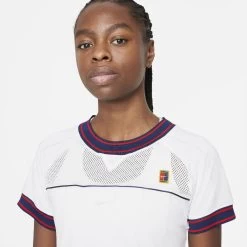 Nike Women's Dri-FIT NYC Slam Top (White/White) -Boutique Ball Sports Store DC9462 100 PHSYM001 3144