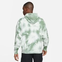 Nike Men's Fleece Tie-Dye Heritage Tennis Hoodie (White/Steam) -Boutique Ball Sports Store DC9684 101 PHSBM001 3144
