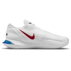Nike Zoom Vapor Cage 4 Rafa Men's Tennis Shoe (White/Red/Blue) -Boutique Ball Sports Store DD1579 113 PHSRH001 3144