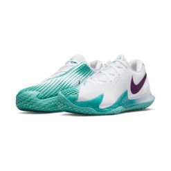 Nike Zoom Vapor Cage 4 Rafa Men's Tennis Shoe (White/Red/Teal) -Boutique Ball Sports Store DD1579 153 PHCFH001 3144