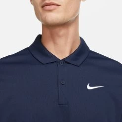 Nike Men's Dri-FIT Victory Solid Polo (Obsidian/White) 7 Nike Men's Dri-FIT Victory Solid Polo (Obsidian/White) -Boutique Ball Sports Store DH0857 451 PHSYM001 3144