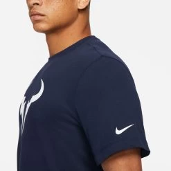 Nike Men's Dri-FIT Rafa Top (Obsidian/White) -Boutique Ball Sports Store DJ2582 451 PHSYM001 3144