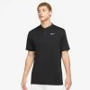 Nike Men's Dri-FIT Victory Blade Solid Polo (Black/White) -Boutique Ball Sports Store DJ4167 010 PHSFM001 3144