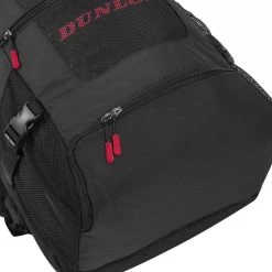 Dunlop SX Casual Sport Long Backpack Racquet Bag (Black/Red) -Boutique Ball Sports Store DT20 10295390 CASUAL SPORTY LONG BACKPACK BLK RED 7