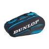Dunlop FX Performance Thermo 8 Pack Racquet Bag (Black/Blue) -Boutique Ball Sports Store DT20 10304001 FX PERFORMANCE8RKTTHERMOBAGBLK BLE JPG