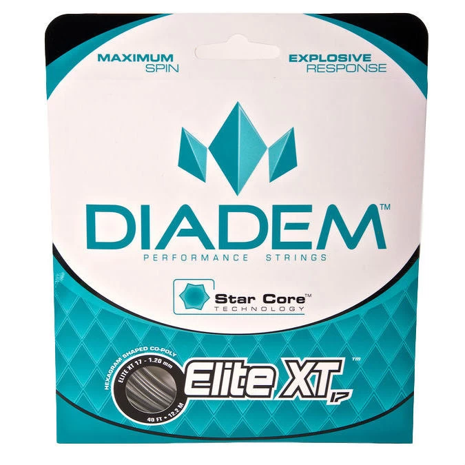 Diadem Elite XT 17/1.20 Tennis String (Charcoal) 3 Diadem Elite XT 17/1.20 Tennis String (Charcoal)