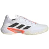 Adidas Barricade Tokyo Men's Tennis Shoe (White/Black/Solar Red) -Boutique Ball Sports Store FZ3935 FTW photo side lateral center white