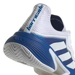 Adidas Barricade Men's Tennis Shoe (Royal Blue/Cloud White/Silver Metallic) -Boutique Ball Sports Store FZ3936 FTW photo detail 1 white